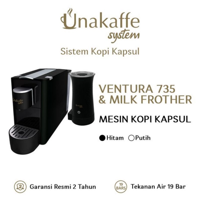 Jual Mesin Kopi Excelso Unakaffe Ventura Black Shopee Indonesia