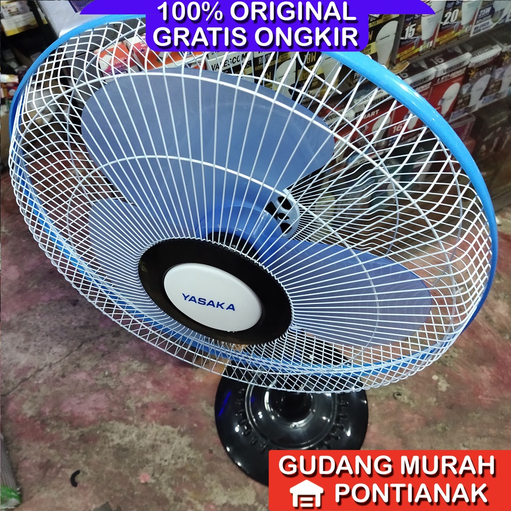 Stand Fan Yasaka 16 16&quot; Inch in inci HIJAU BIRU UNGU pink dadu Kipas angin berdiri murah Plastik