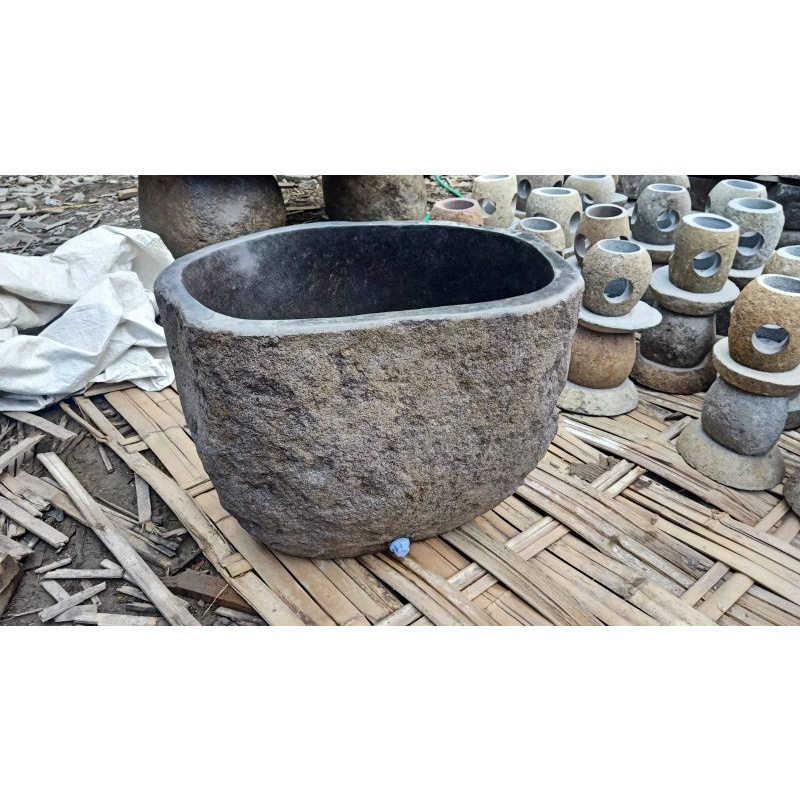 Gentong Dan Bak Mandi Batu Alam