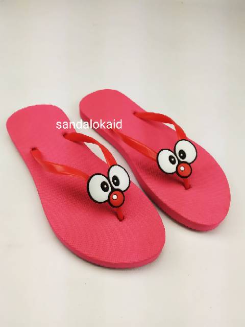 Sandal Kartun Badut | Sendal Lucu Cartoon Wanita