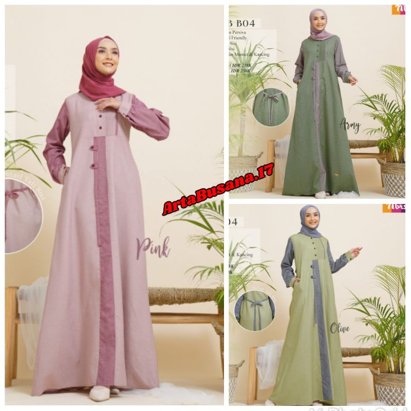 GAMIS NIBRAS TERBARU NB B04 NBB 04 NBB04