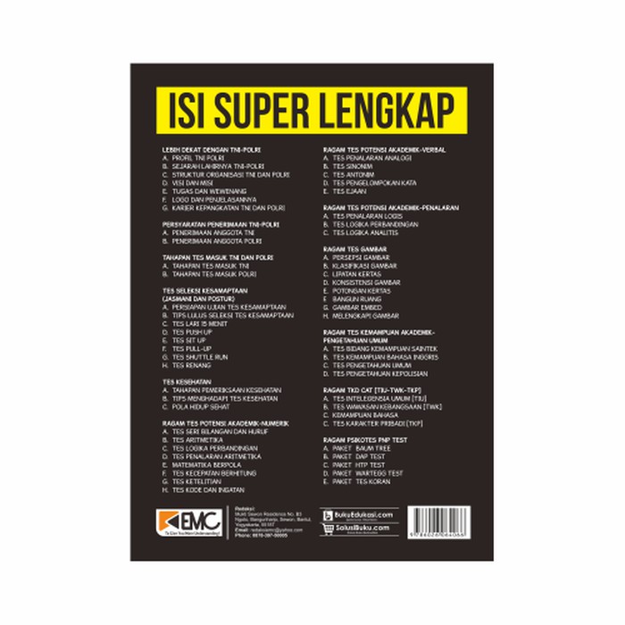 Buku Bedah Psikotes Rekruitmen Tni Polri Original Book Cd Software Limited Shopee Indonesia
