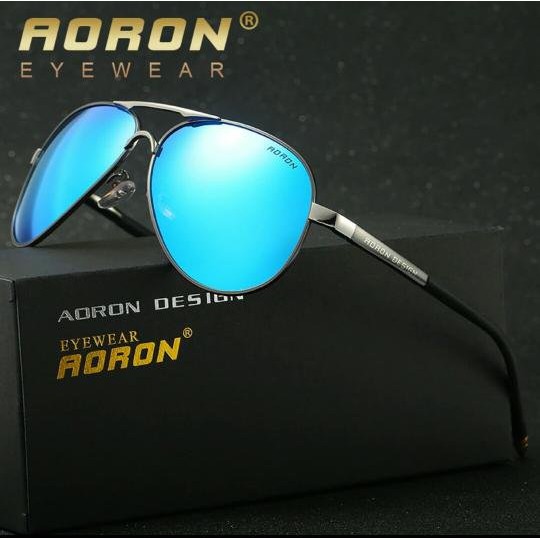 (Original) Kacamata Aviator Sunglasses Polarized + UV400 Protection SR-033-AO