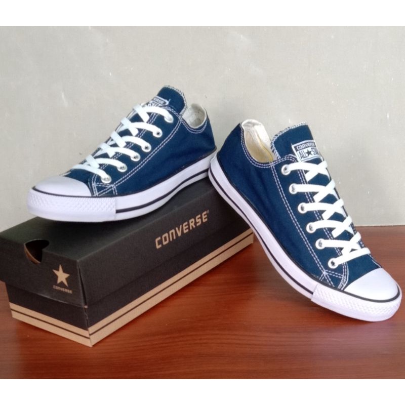 sepatu converse all star classic biru navy all star classic chuck taylor biru navy