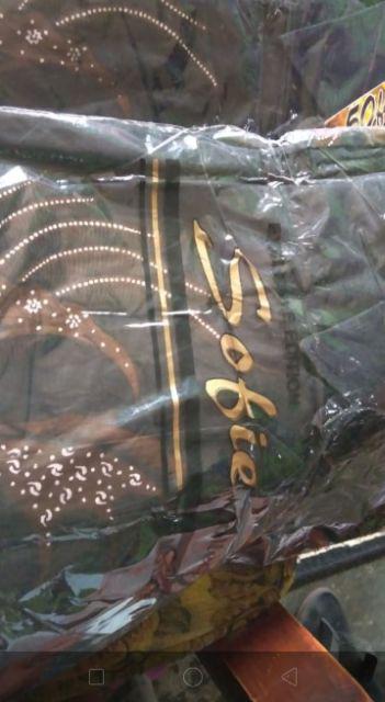 Batik Kalongan Hrb026 Kenongo Kemeja Hem Pendek Padi Pekalongan 04