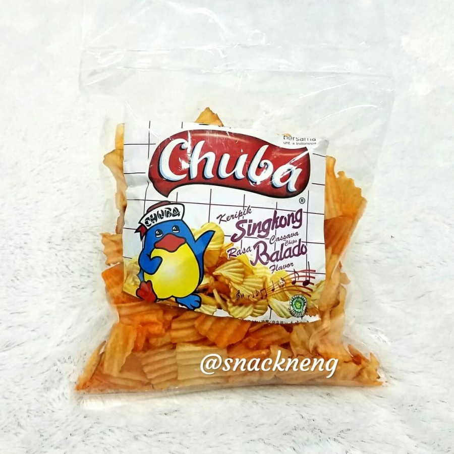 

Chuba Keripik Singkong Keju dan Balado 250gr Free Bubble Wrap - Balado