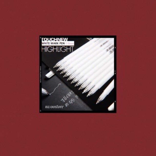 White Highlight Mark Pen Touchten