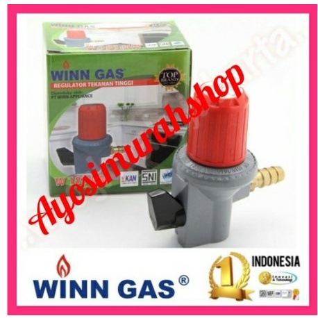 REGULATOR WINN GAS W-181NM HP/'Kepala Gas Tekanan Tinggi/SNI/ORI
