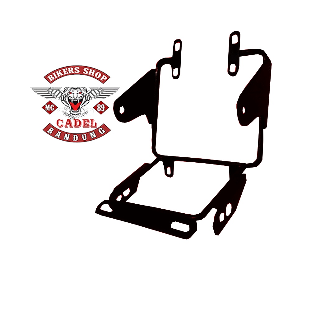 Braket Lampu Pesek / Dudukan lampu Megapro lama Modifikasi Variasi headlamp Bulat