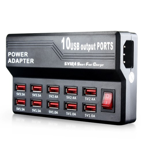 Charger USB 10 Port Max Output 12A Fast Charger