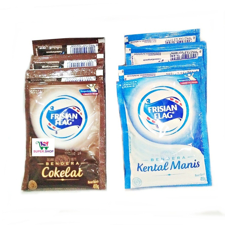 

Susu Krimer Kental Manis Frisian Flag / Bendera (isi 6 sachet)