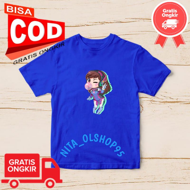 baju anak kartu, baju anak lucu, baju anak karakter robot girl