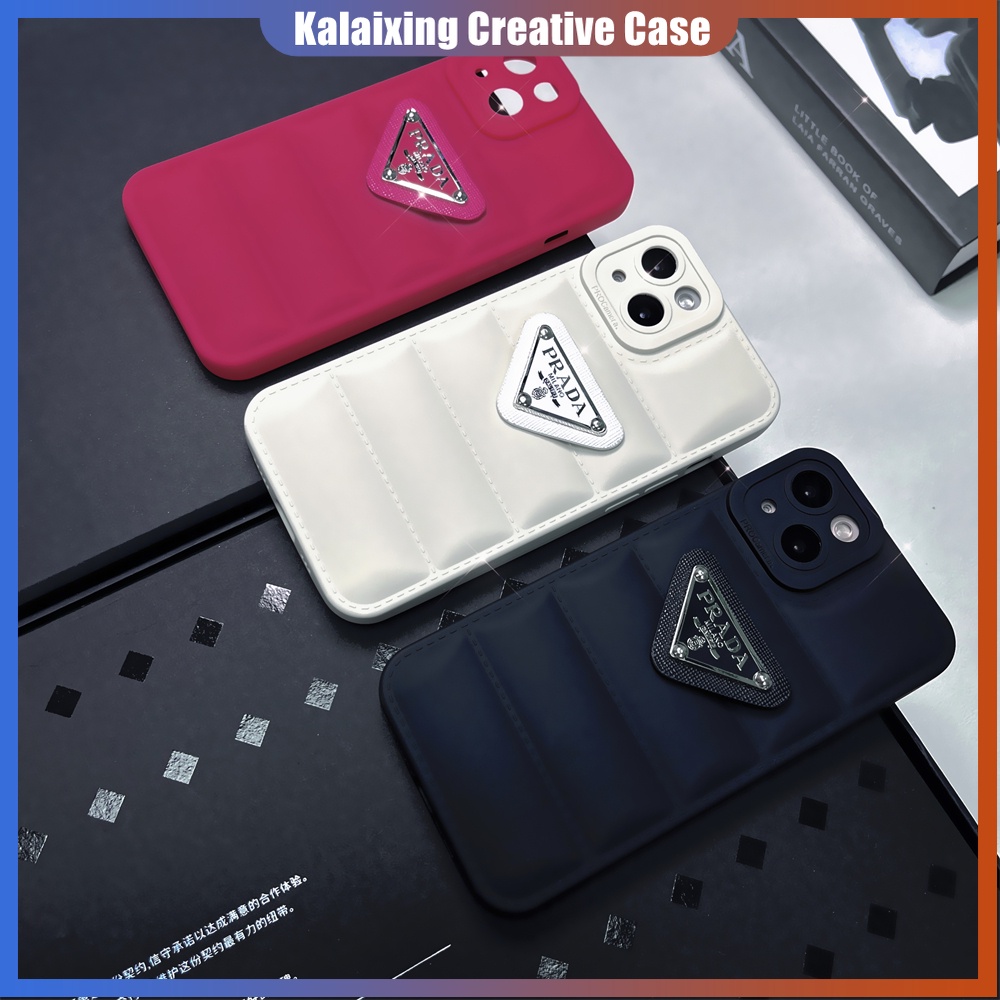 Casing 3D Prada Berbentuk Soft Phone Case Untuk iPhone 14 Pro Max13 12 11 ProMax Xs Max Xr X Xs 7Plus 8Plus Bentuk Jaket Bawah Penutup Belakang