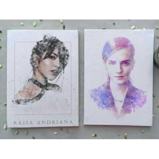 

Kanvas Ilustrasi A4 : Ink Smudge & Watercolor (Lukisan, Interior, Dekorasi, Pajangan, Design)