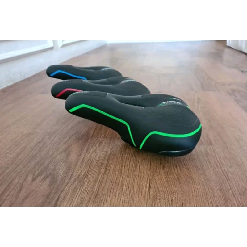 Saddle Royale Memory Foam sadle sadel jog sepeda per dalam shock absorber gel jel empuk lebar cocok sepeda MTB Seli lipat folding bike city minion xc