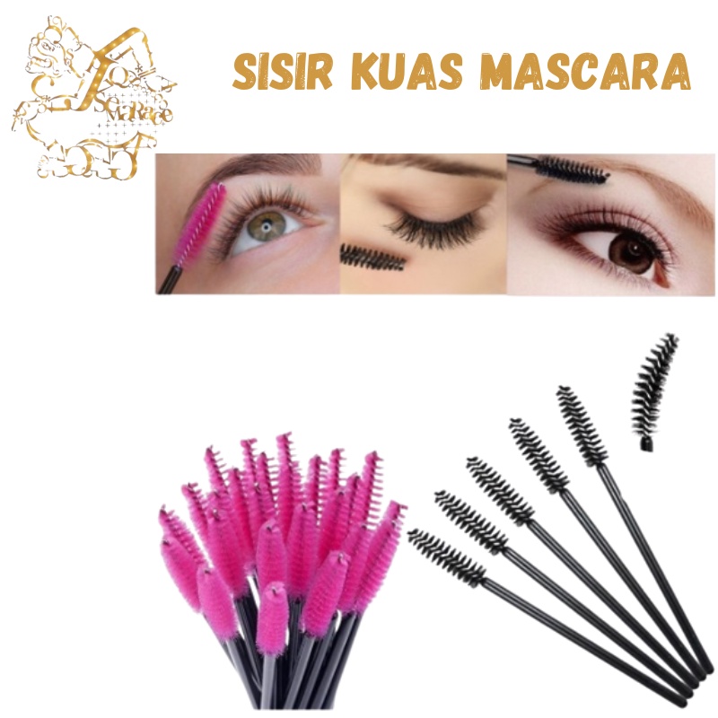 MASCARA WAND SISIR KUAS ALIS BULU MATA EYELASH EXTENTION