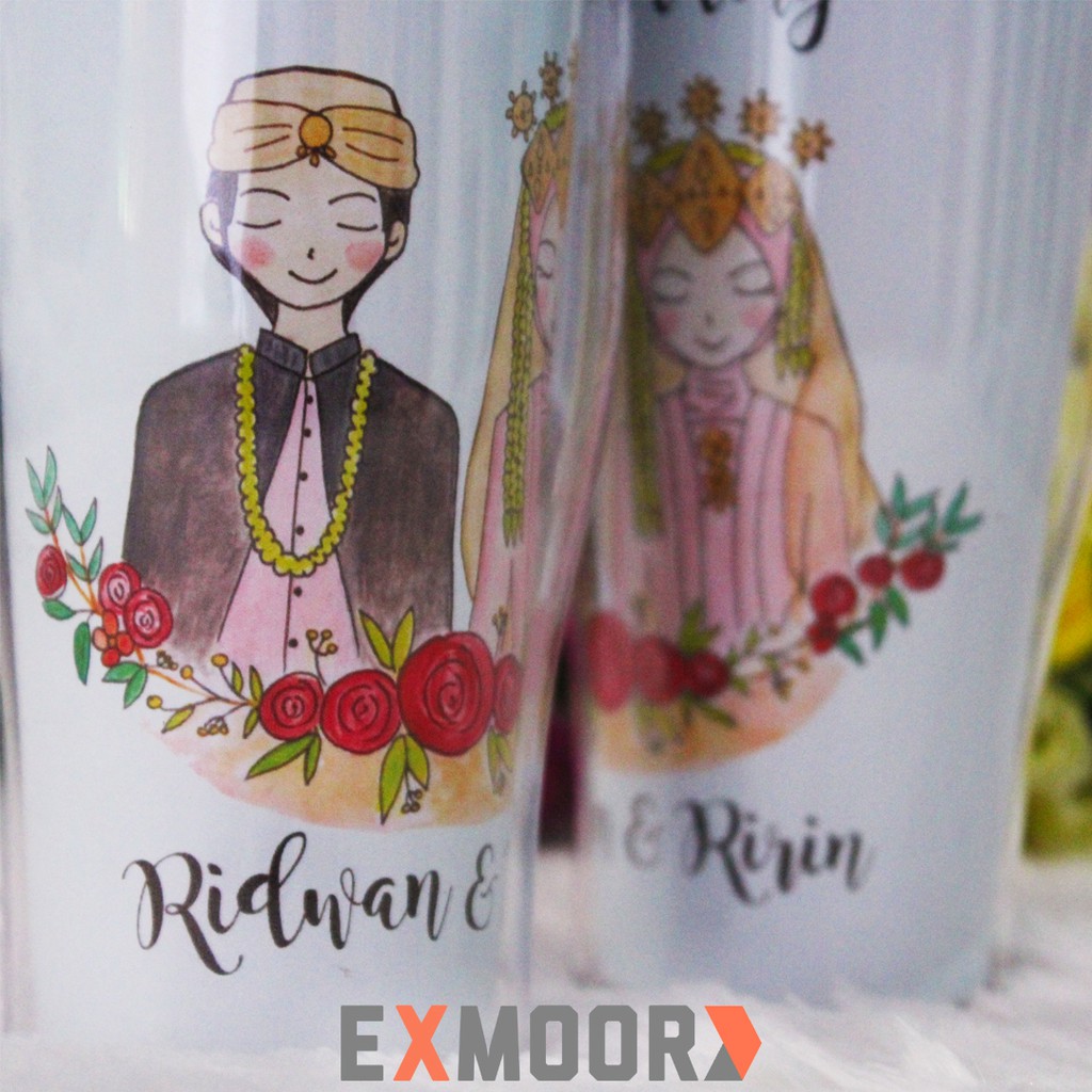 Tumbler Couple Pengantin Sunda Hijab