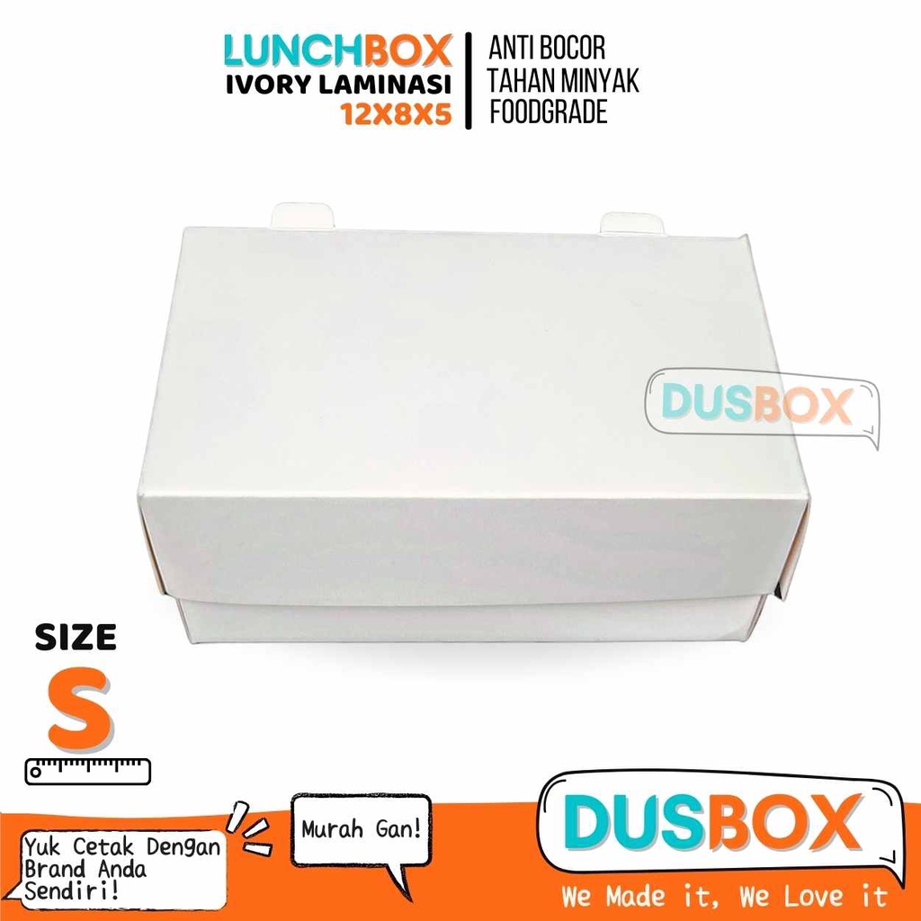 Lunch Box S / Lunch Box Paper / Paper lunch Box /Kemasan Lunch Box  / Kemasan Ayam Geprek / Kemasan 