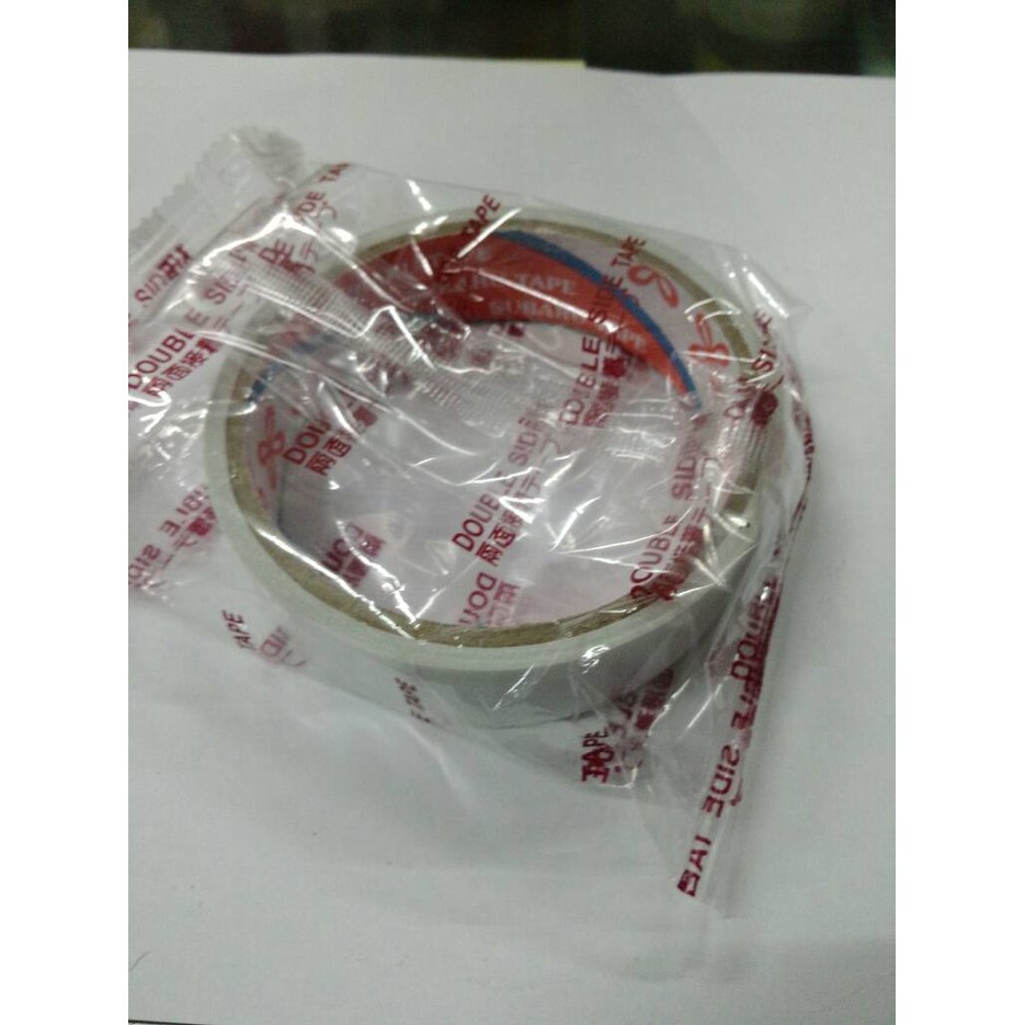 

Doubletape Putih 1" Termurah