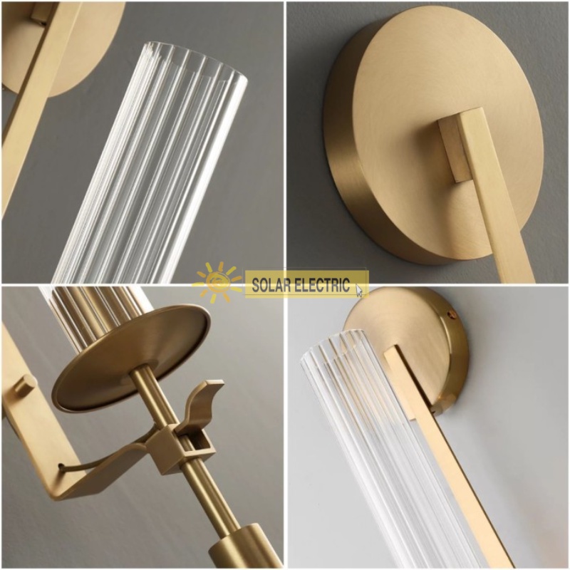 Lampu Dinding Hias Gold Luxury Premium Wall Lamp Fontanelle Single