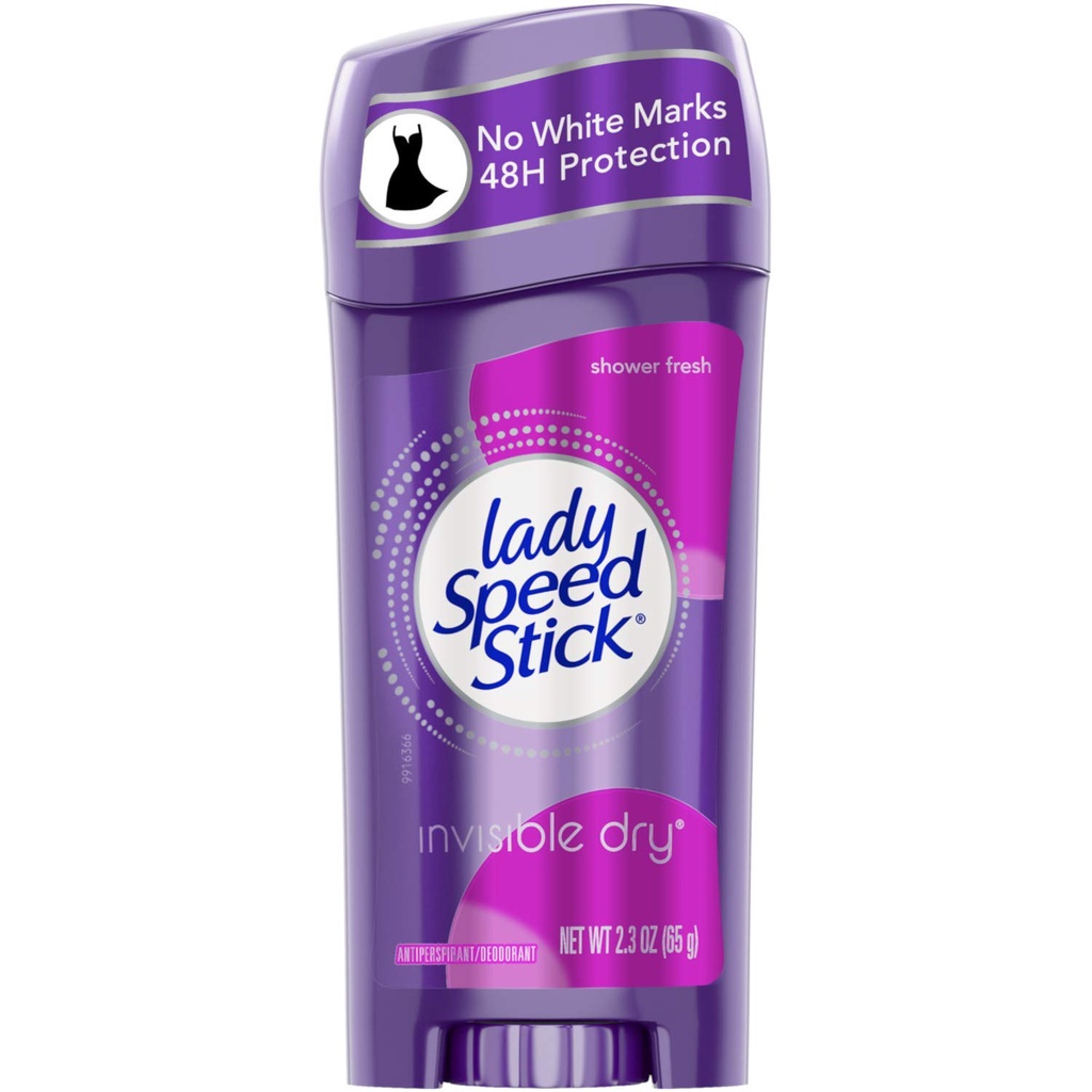 Lady Speed Stick Invisible Dry Deodorant For Women - SHOWER FRESH (65g)