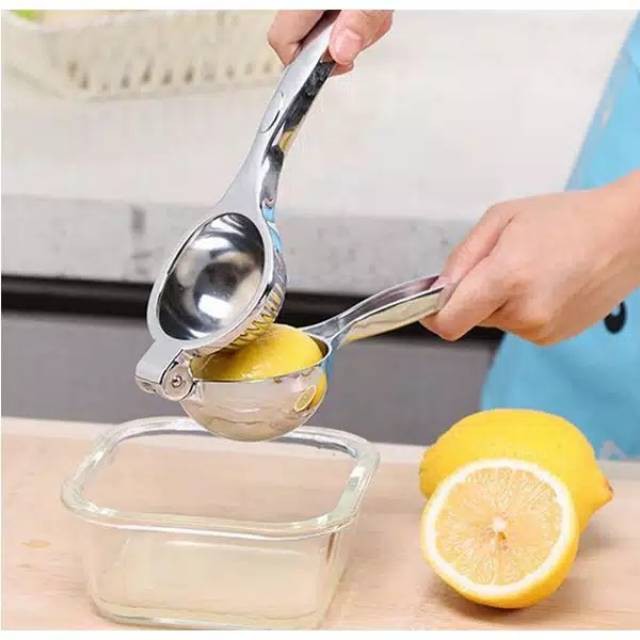 Perasan Jeruk Lemon Besi / Alat Pemeras Jeruk Stainless Steel, Alat Perasan Jeruk Lemon Manual