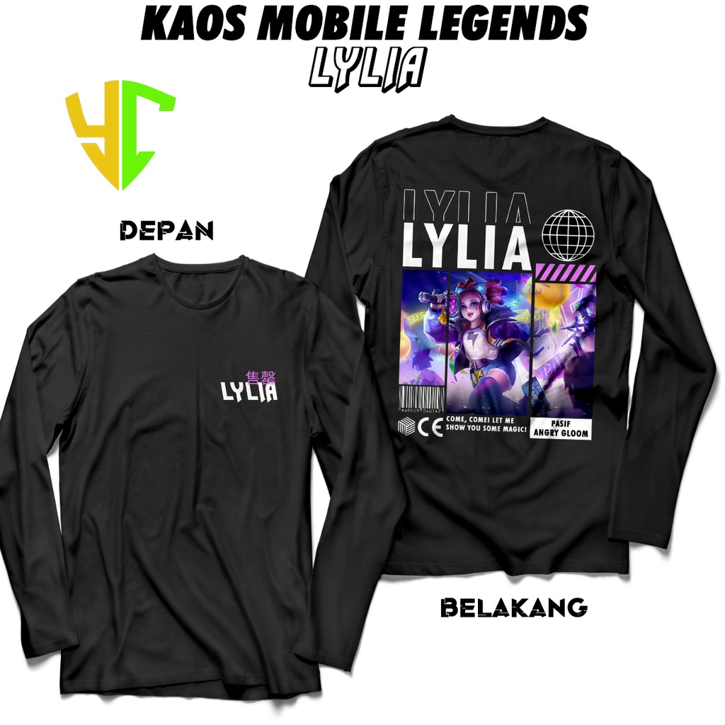 Jual Yc Kaos Streetwear Hero Ml Lylia Special Bisa Request Hero Kaos