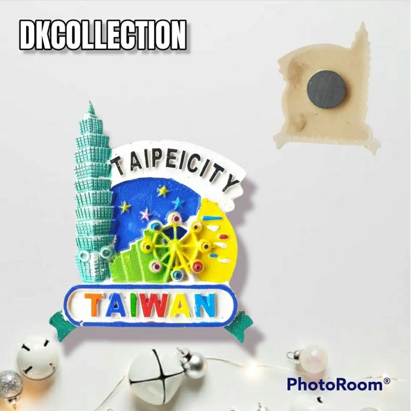 TEMPELAN KULKAS TAIWAN TEMPALAN KULKAS TAIPEI MAGNET KULKAS TAIWAN SOUVENIR TAIPEI