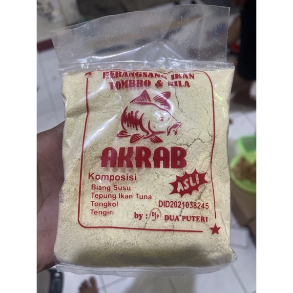 PELET AKRAB PUTIH NILA TOMBRO DAN PERANGSANG