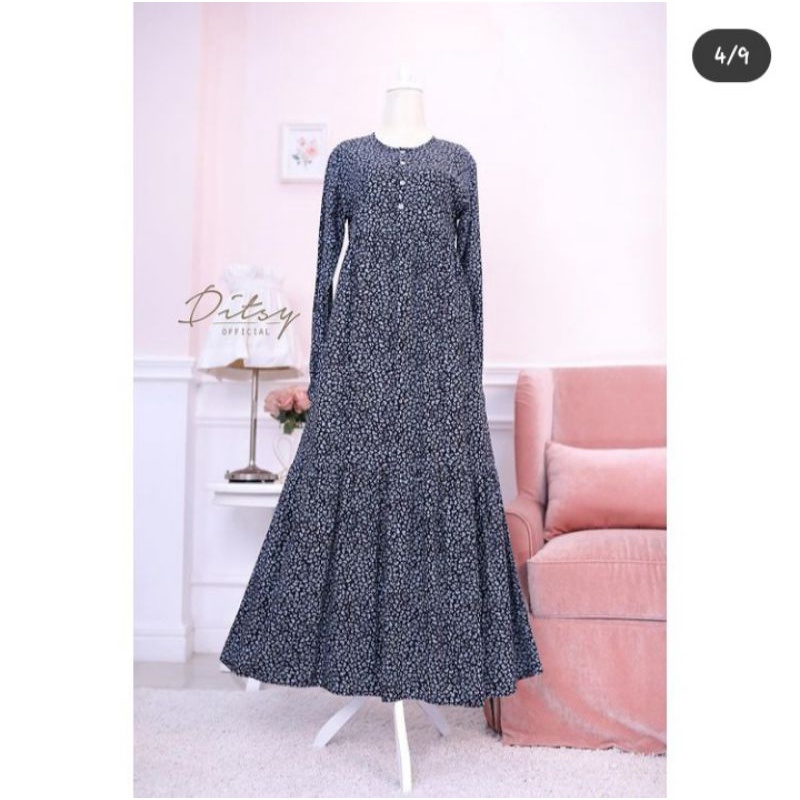 Ditsy Leo Black Februari