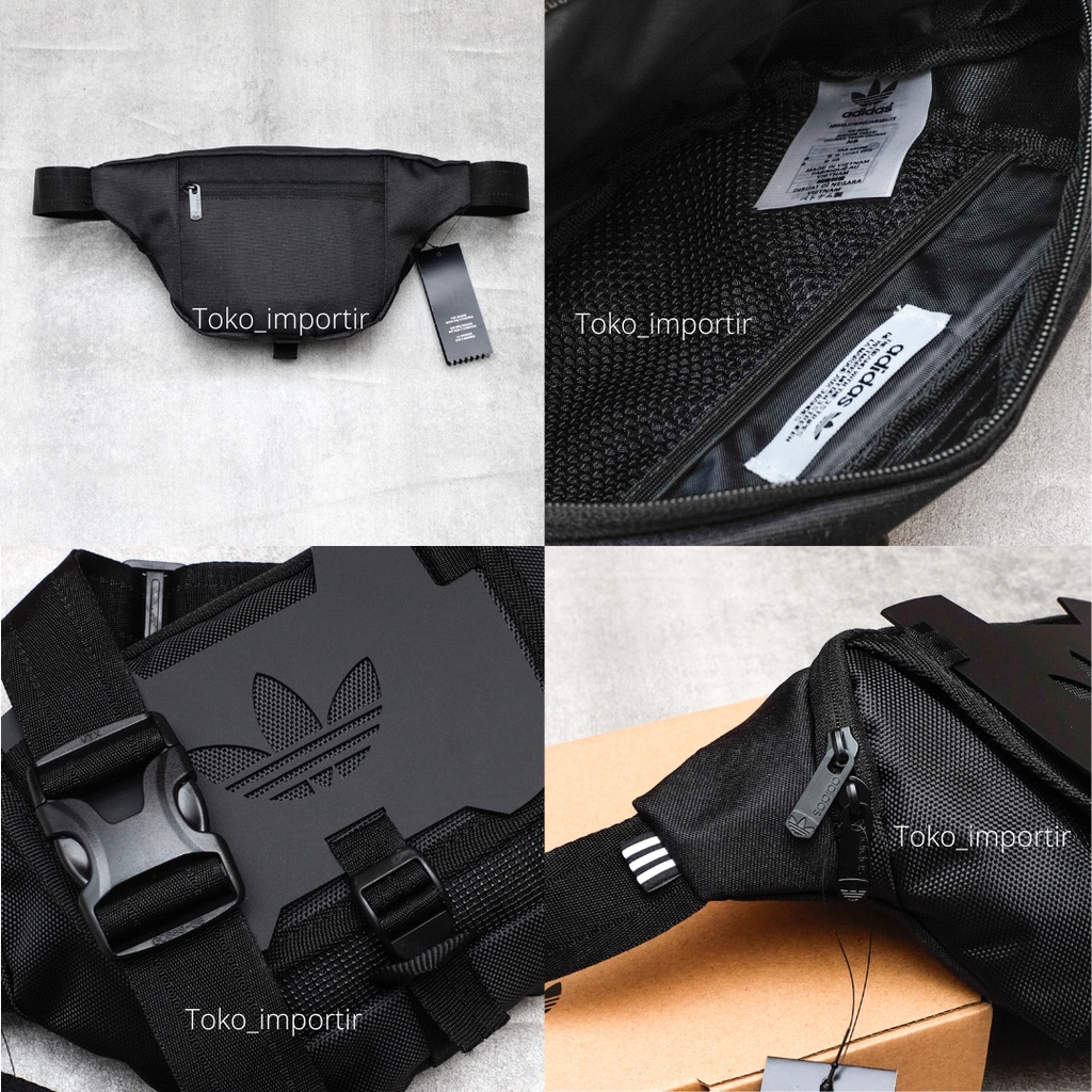 Waistbag Adidas Akrilik Mirror Original / Tas Pinggang Pria Import