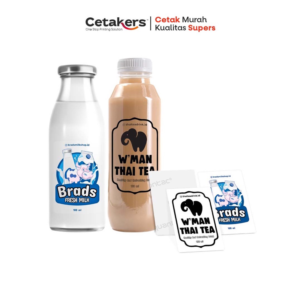 

PHOTOBOOK STIKER LABEL KEMASAN BULAT KOTAK MAKANAN MINUMAN - TRANSPARANT