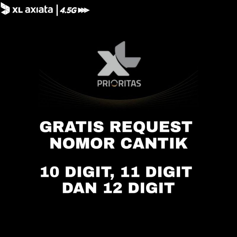 XL PRIORITAS 10 DIGIT NOMOR CANTIK UNLIMITED