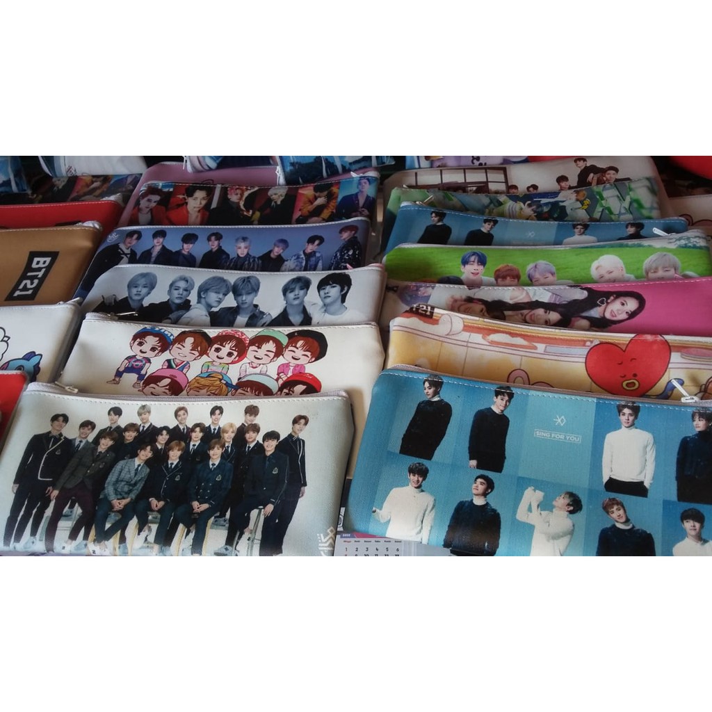 

pencase kpop ready stock