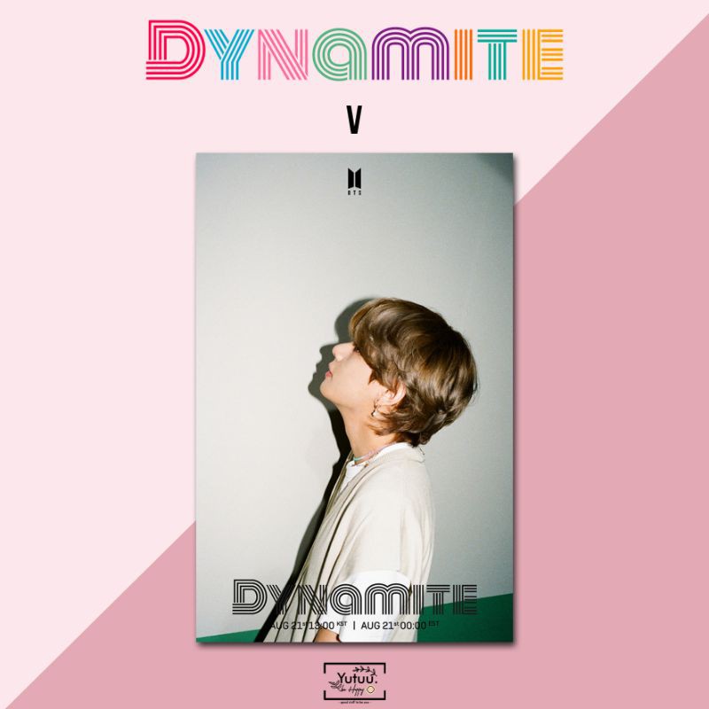 BANGTAN PHOTO CARD (PC)  DYNAMITE VER - 1 (SET DAN SATUAN) unofficial