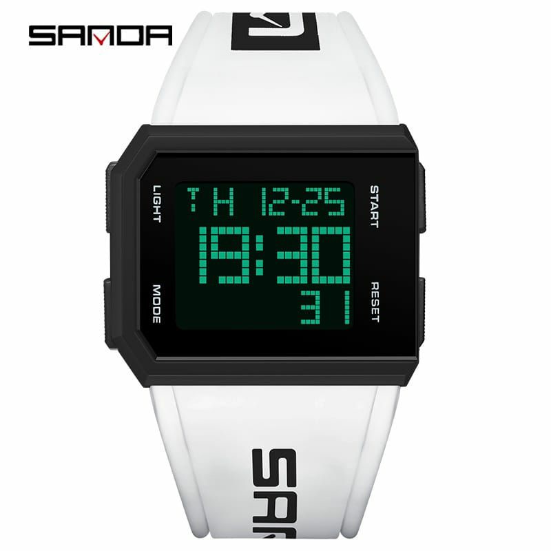 JAM TANGAN VIRAL SANDA 9003 Jam Tangan Pria Digital EL Backlight Sport Watch Anti Air