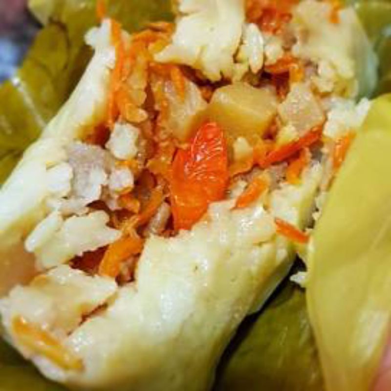 

Lontong Isi Sayur Wortel Kentang Daging