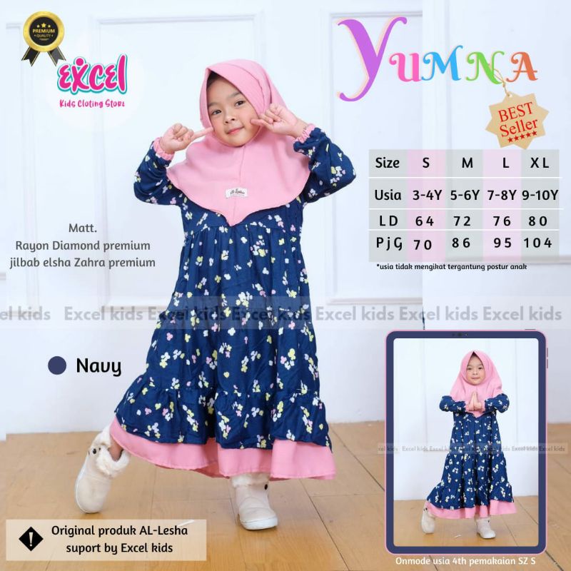 YUMNA SET GAMIS ANAK BY EXCEL