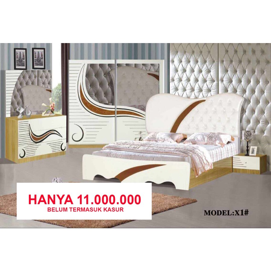 Jual BEDSET X1 Bedroom Set Import Lemari Meja Rias Tempat Tidur Nakas ...