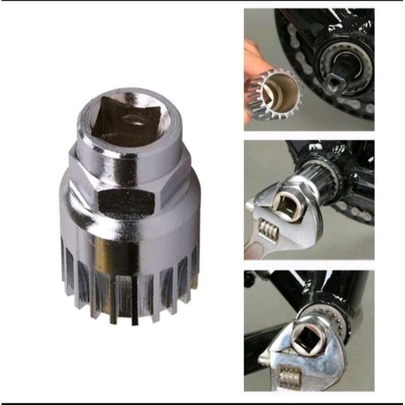 kunci alat pembuka crank bb kotak/bb ht1