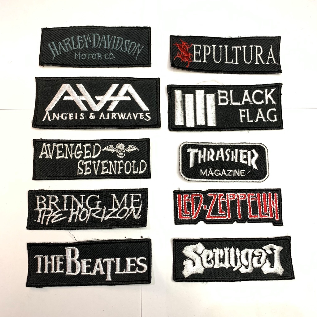 [PATCH TERLENGKAP] CEK TOKO HARGA GROSIR TERMURAH PATCH BORDIR UNTUK JAKET DENIM JEANS PARKA TOTEBAG