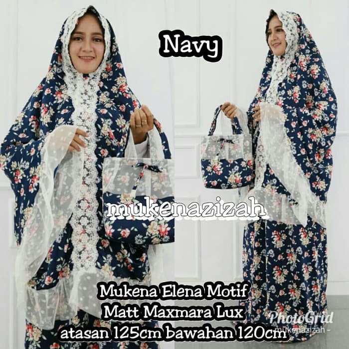 MY MUKENA ATALA BATIK - HITAM