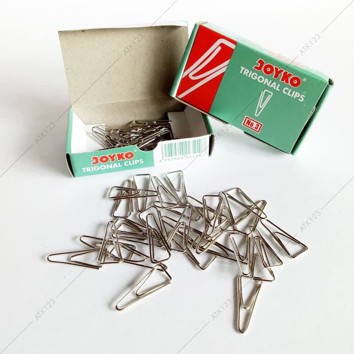 

Unik Paper Clips Joyko Trigonal No 3 25 mm terakhir