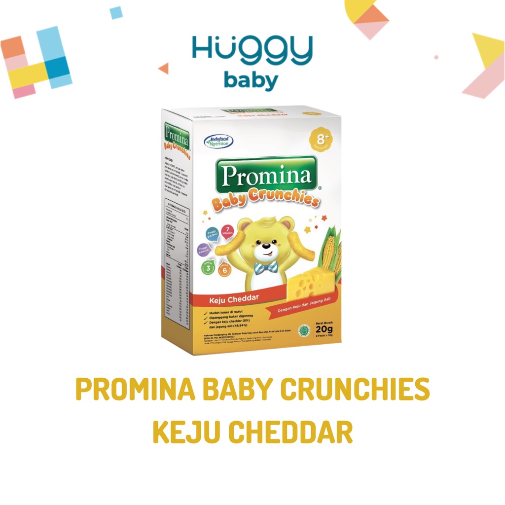 Promina Baby Crunchies Keju Cheddar 20 Gr