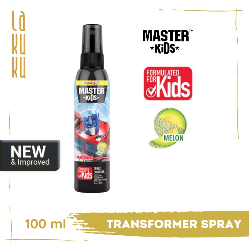 Lakuku - Master Kids Superhero Cologne Spray 100ml Parfum Anak Wangi Buah