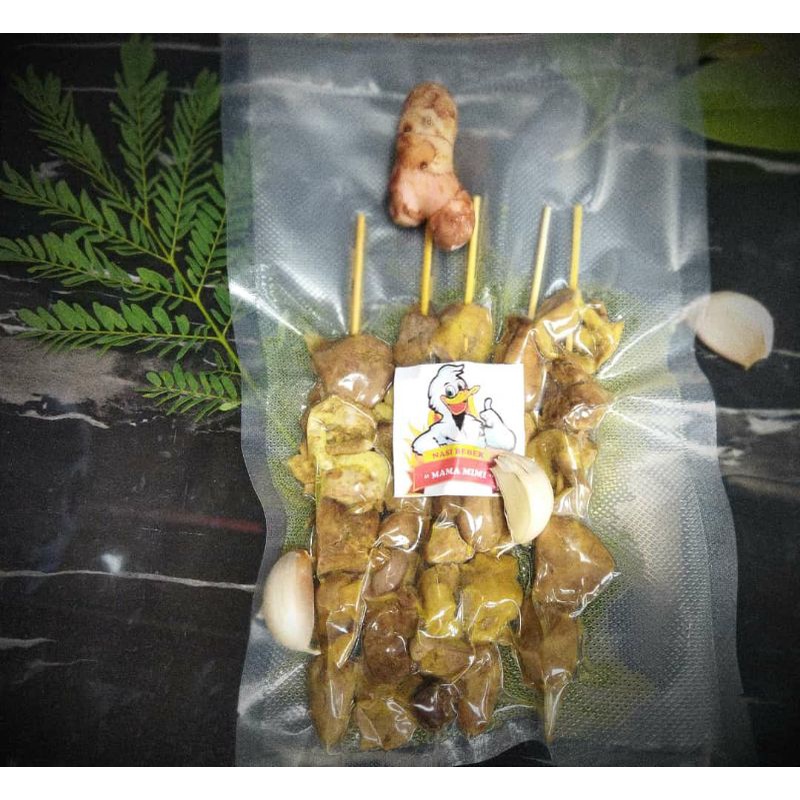 

sate ati ampela nasi bebek mama mimi isi 5