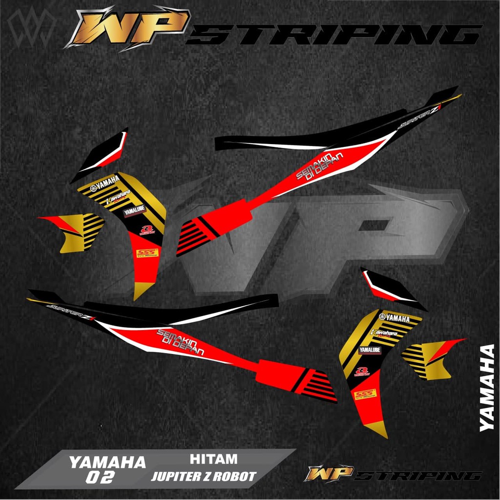 STRIPING JUPITER Z ROBOT 2010 - STIKER VARIASI LIST SKOTLET YAMAHA JUPITER Z ROBOT - 02