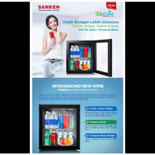 Jual Showcase Sanken Srs R Kulkas Mini Kecil Display Kaca Srs R