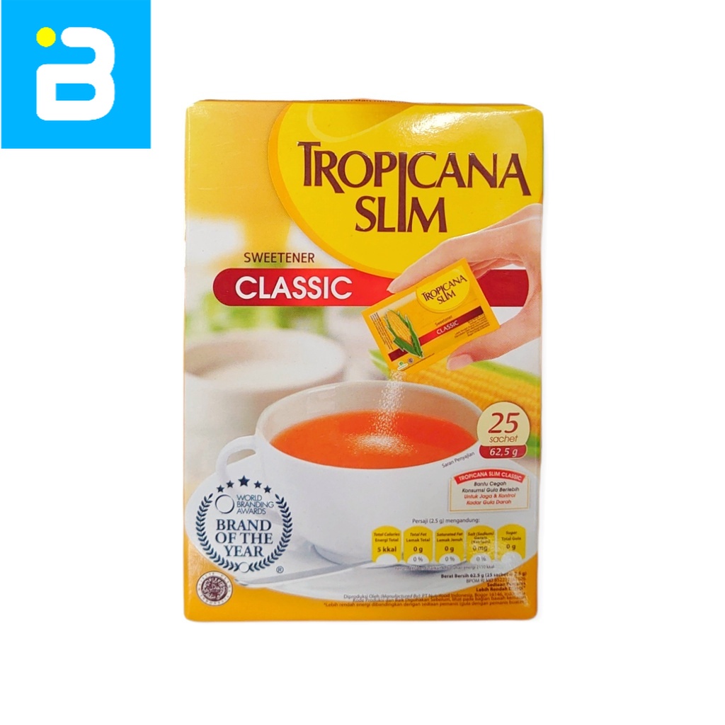 

Tropicana Slim Classic 25 Sachet 62.5 G