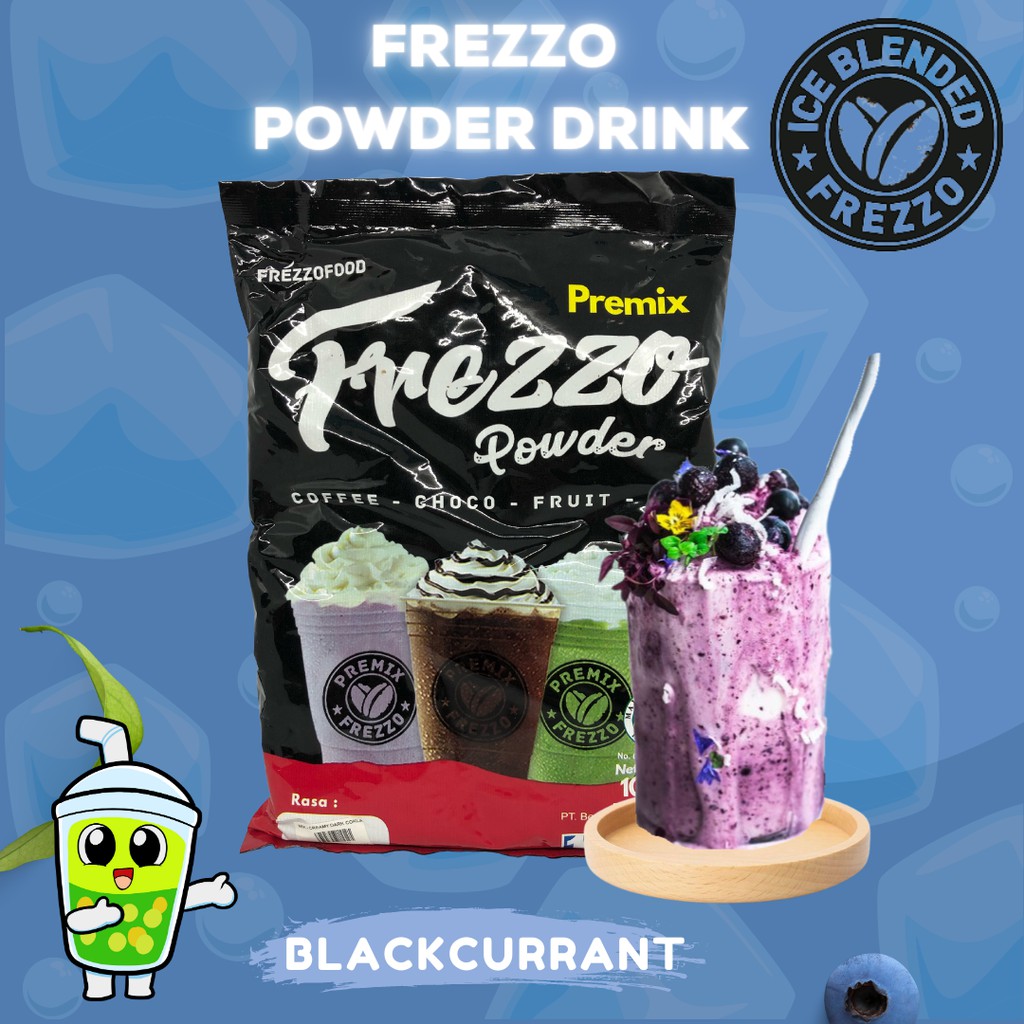 Frezzo Bubuk Minuman Rasa Blackcurrant / Blackcurrant Powder Drink 1 Kg